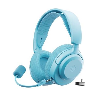 Micro casque gaming sans fil SteelSeries Arctis Nova 3XW Bluetooth Bleu cyan Bleu cyan - Publicité Micro casque gaming sans fil SteelSeries Arctis Nova 3XW Bluetooth Bleu cyan Bleu cyan - Publicité