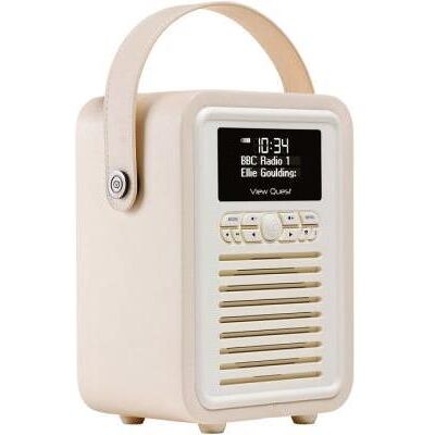 VQ Retro Mini - Radio DAB portable - Crème - Publicité VQ Retro Mini - Radio DAB portable - Crème - Publicité