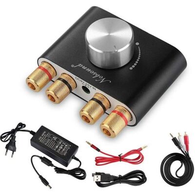 Non communiqué Nobsound Mini Amplificateur de puissance Bluetooth; Stereo Hi-Fi Digital Amp 2.0 Channel 50W × 2 avec entrée AUX / USB / Bluetooth; Récepteur audio sans fil; Carte son avec carte d'alimentation (noir) Noir - Publicité Non communiqué Nobsound Mini Amplificateur de puissance Bluetooth; Stereo Hi-Fi Digital Amp 2.0 Channel 50W × 2 avec entrée AUX / USB / Bluetooth; Récepteur audio sans fil; Carte son avec carte d'alimentation (noir) Noir - Publicité