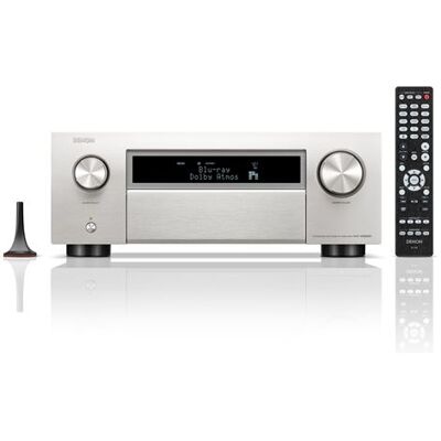 Denon AVC-X6800H - Amplificateur AV 11.4 Canaux avec Vidéo 8K et Audio 3D - Argent - Publicité Denon AVC-X6800H - Amplificateur AV 11.4 Canaux avec Vidéo 8K et Audio 3D - Argent - Publicité