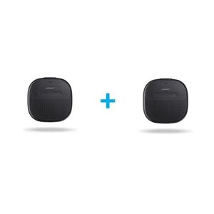 Enceintes bluetooth portables Bose SoundLink Micro étanche et commandes vocales Noir vendues par paire Noir - Publicité