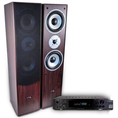 LTC Pack Hifi / Home-Cinéma L766-WA amplificateur 2 x 50W ATM6000BT - Publicité LTC Pack Hifi / Home-Cinéma L766-WA amplificateur 2 x 50W ATM6000BT - Publicité