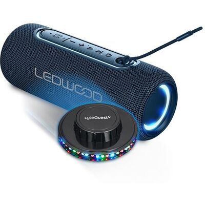Non communiqué Enceinte Nomade Hifi LEDWOOD XTREM140 LD-XT140BT-BLUE, 100W / 10W RMS, Bluetooth 5.0, TWS - Etanche IPX5, Autonomie 6H, OVNI LED - Publicité Non communiqué Enceinte Nomade Hifi LEDWOOD XTREM140 LD-XT140BT-BLUE, 100W / 10W RMS, Bluetooth 5.0, TWS - Etanche IPX5, Autonomie 6H, OVNI LED - Publicité