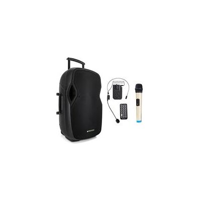 Non communiqué Enceinte Autonome Portable - Pronomic MOVE 115MA-A -15'' / 60W, 2 Micros sans fil VHF main et serre tête - USB, SD, Bluetooth - Publicité Non communiqué Enceinte Autonome Portable - Pronomic MOVE 115MA-A -15'' / 60W, 2 Micros sans fil VHF main et serre tête - USB, SD, Bluetooth - Publicité