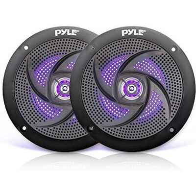 Non communiqué Enceinte Marine étanche - Pyle - Noir - 100 Watts - 2 voies - lumières LED bleues noir - Publicité Non communiqué Enceinte Marine étanche - Pyle - Noir - 100 Watts - 2 voies - lumières LED bleues noir - Publicité