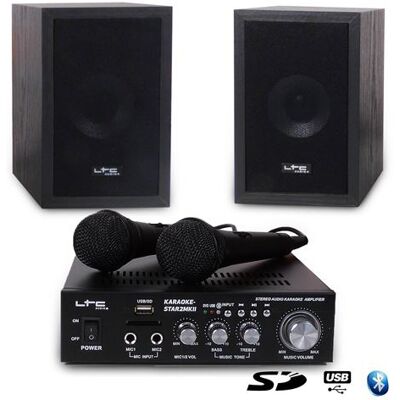 Karaoké STAR2-MKII LTC ENFANT USB/SD & BLUETOOTH de 2 x 50W - Publicité Karaoké STAR2-MKII LTC ENFANT USB/SD & BLUETOOTH de 2 x 50W - Publicité