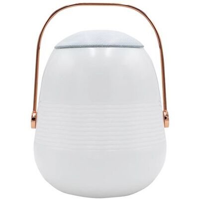 Lumisky Lampe enceinte bluetooth multicolore BOB STATION H33cm 1 - Publicité Lumisky Lampe enceinte bluetooth multicolore BOB STATION H33cm 1 - Publicité