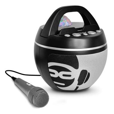Bigben Système bluetooth noir avec effet disco lumineux BB10K Autre - Publicité Bigben Système bluetooth noir avec effet disco lumineux BB10K Autre - Publicité