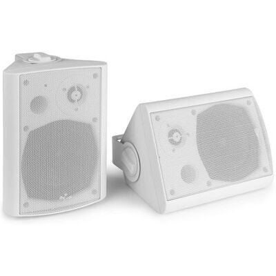 Ensemble d'enceintes - Power Dynamics - 100 W en crête 30 W RMS blanc Blanc - Publicité Ensemble d'enceintes - Power Dynamics - 100 W en crête 30 W RMS blanc Blanc - Publicité