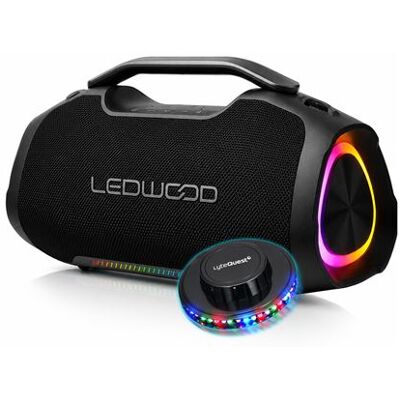 Non communiqué Enceinte Bluetooth LEDWOOD XTREME 220 Portable 65W RMS IPX5 LED RGB TWS Noir Noir - Publicité Non communiqué Enceinte Bluetooth LEDWOOD XTREME 220 Portable 65W RMS IPX5 LED RGB TWS Noir Noir - Publicité
