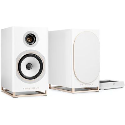 Enceintes connectées Hi-Fi Triangle Capella 2 Blanc vendues à la paire Blanc - Publicité Enceintes connectées Hi-Fi Triangle Capella 2 Blanc vendues à la paire Blanc - Publicité
