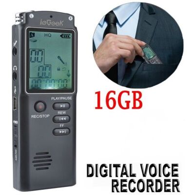 Non communiqué 16 Go USB Audio Enregistreur audio Multifonctionnel Portable Rechargeable HD Plug and Play Enregistreur vocal numérique - Publicité Non communiqué 16 Go USB Audio Enregistreur audio Multifonctionnel Portable Rechargeable HD Plug and Play Enregistreur vocal numérique - Publicité