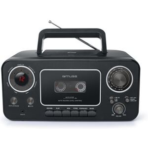 Non communiqué RADIO CASSETTE CD MUSE M-182-RDC - Affichage LED - Fonction répétition totale ou partielle - Lecteur Cassette - Antenne FM - Publicité Non communiqué RADIO CASSETTE CD MUSE M-182-RDC - Affichage LED - Fonction répétition totale ou partielle - Lecteur Cassette - Antenne FM - Publicité