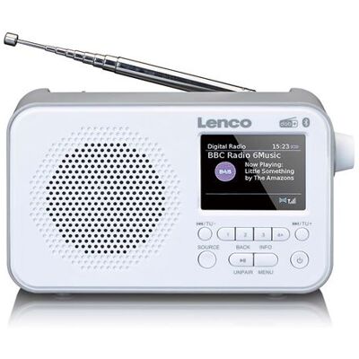 Non communiqué Lenco PDR-036WH Blanc,Gris - Publicité Non communiqué Lenco PDR-036WH Blanc,Gris - Publicité