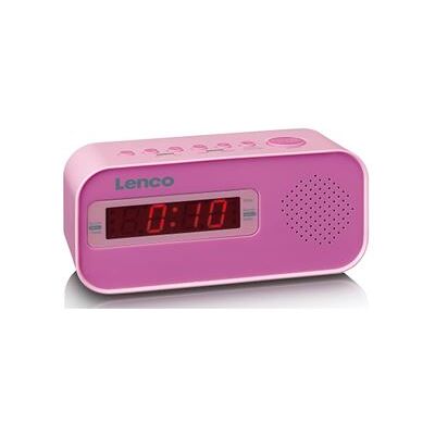 Non communiqué Radio-réveil avec jeu d'autocollants rose lenco rose - Publicité Non communiqué Radio-réveil avec jeu d'autocollants rose lenco rose - Publicité