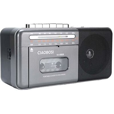 Non communiqué Radio Rétro avec Lecteur de Cassettes Bluetooth et Tuner AM / FM / SW Gris foncé gris - Publicité Non communiqué Radio Rétro avec Lecteur de Cassettes Bluetooth et Tuner AM / FM / SW Gris foncé gris - Publicité