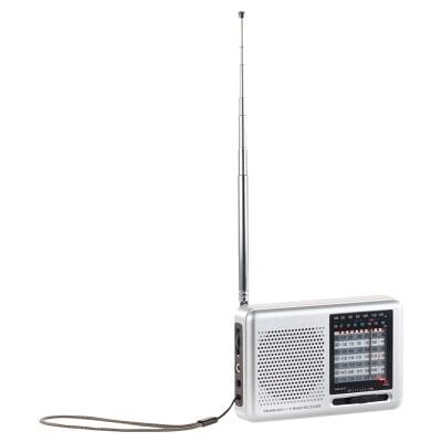 Auvisio Mini récepteur radio mondial analogique 9 bandes (FM/MF/7x HF) - Publicité Auvisio Mini récepteur radio mondial analogique 9 bandes (FM/MF/7x HF) - Publicité