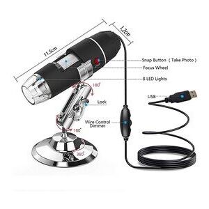 Non communiqué 2 m pixels 40x-1000x 8 led numérique usb microscope loupe électronique usb endoscope caméra - Publicité Non communiqué 2 m pixels 40x-1000x 8 led numérique usb microscope loupe électronique usb endoscope caméra - Publicité