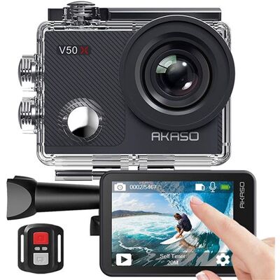 Caméra d’action Akaso V50 X - 4K étanche avec télécommande - Publicité Caméra d’action Akaso V50 X - 4K étanche avec télécommande - Publicité