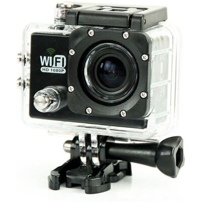 Camera Embarquée Sports Wi-Fi LCD Caisson Étanche Waterproof Full HD Noir 8 Go YONIS Noir - Publicité Camera Embarquée Sports Wi-Fi LCD Caisson Étanche Waterproof Full HD Noir 8 Go YONIS Noir - Publicité