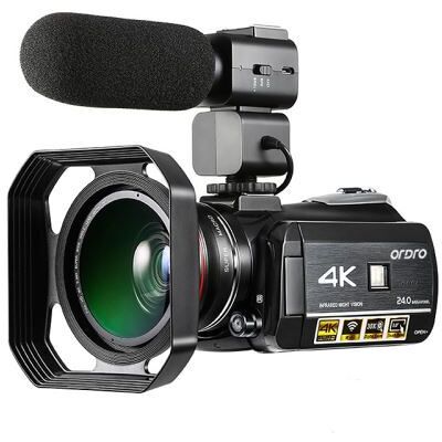 Non communiqué ORDRO Ac3 Caméra Vidéo 4K Ultra HD 60Fps avec WIFI Externe Microphone Wenxibe002 - Publicité Non communiqué ORDRO Ac3 Caméra Vidéo 4K Ultra HD 60Fps avec WIFI Externe Microphone Wenxibe002 - Publicité
