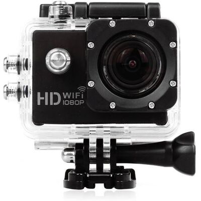 Caméra Wifi Sport Embarquée Plongée Caisson Caméscope Full HD 1080P Noir 32 Go YONIS Noir - Publicité Caméra Wifi Sport Embarquée Plongée Caisson Caméscope Full HD 1080P Noir 32 Go YONIS Noir - Publicité