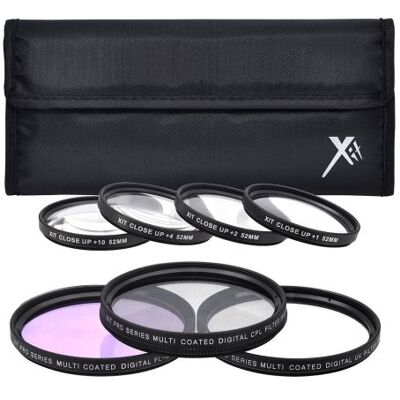 Xit 62mm Kit 7 Filtres: UV FLD CPL Close-Up x4 pour Objectifs 18-250mm Canon Nikon Pentax Sony, Pentax K-5 II et Sony A77 18-135mm f/3.5-5.6, Tamron 18-200 pour Canon Nikon - Publicité Xit 62mm Kit 7 Filtres: UV FLD CPL Close-Up x4 pour Objectifs 18-250mm Canon Nikon Pentax Sony, Pentax K-5 II et Sony A77 18-135mm f/3.5-5.6, Tamron 18-200 pour Canon Nikon - Publicité