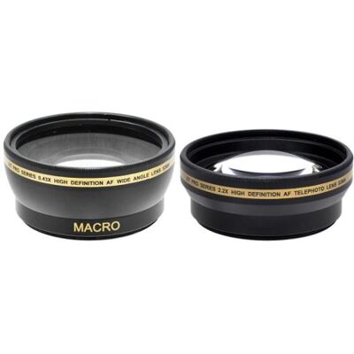 Xit Kit Objectifs 52mm Super Telephoto Convertisseur 2,2x + Grand Angle 0,43x pour DSLR D3200 D3100 D3300 D3000 D5000 D5200 D5300 D5100 Coolpix P7000 P7700 P7100 P7800 OBJECTIF LENS 18-55 55-200 CANON 50MM F/1.4 F/1.8 - Publicité Xit Kit Objectifs 52mm Super Telephoto Convertisseur 2,2x + Grand Angle 0,43x pour DSLR D3200 D3100 D3300 D3000 D5000 D5200 D5300 D5100 Coolpix P7000 P7700 P7100 P7800 OBJECTIF LENS 18-55 55-200 CANON 50MM F/1.4 F/1.8 - Publicité