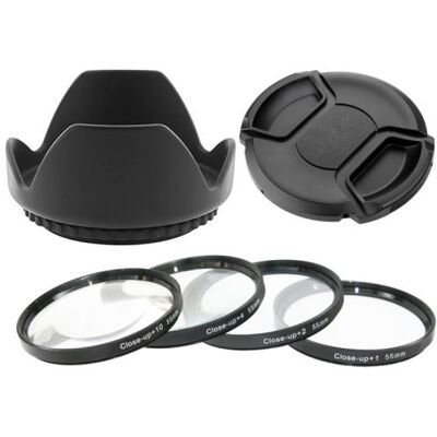 Xit Kit 52mm Pare Soleil et Lens Cap + 4 Filtres Close Up pour NIKON D7100 D7000 D5300 D5200 D5100 D5000 D3300 D3200 D3100 D3000 D90 D80 - Publicité Xit Kit 52mm Pare Soleil et Lens Cap + 4 Filtres Close Up pour NIKON D7100 D7000 D5300 D5200 D5100 D5000 D3300 D3200 D3100 D3000 D90 D80 - Publicité