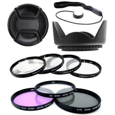 Xit Kit 67mm 7 Filtres: UV CPL FLD + 4 Macro Close-Up, Pare Soleil + Lens Cap et Cap keeper pour PowerShot SX530 HS, CANON, SX520 HS, SX60 HS, SX50 HS, SX40 HS, SX30 IS, SX20 IS, SX10 IS, SX1 IS. Publicité Xit Kit 67mm 7 Filtres: UV CPL FLD + 4 Macro Close-Up, Pare Soleil + Lens Cap et Cap keeper pour PowerShot SX530 HS, CANON, SX520 HS, SX60 HS, SX50 HS, SX40 HS, SX30 IS, SX20 IS, SX10 IS, SX1 IS. Publicité