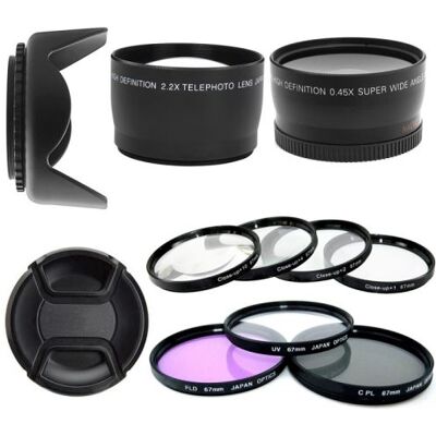 Xit Kit 67mm - Convertisseur Telephoto et Grand Angle + Pare Soleil + Filtres UV CPL FLD et Macro Close-Up + Lens Cap pour PowerShot SX530 HS, CANON, SX520 HS, SX60 HS, SX50 HS, SX40 HS, SX30 IS, SX20 IS, SX10 IS, SX1 IS. Publicité Xit Kit 67mm - Convertisseur Telephoto et Grand Angle + Pare Soleil + Filtres UV CPL FLD et Macro Close-Up + Lens Cap pour PowerShot SX530 HS, CANON, SX520 HS, SX60 HS, SX50 HS, SX40 HS, SX30 IS, SX20 IS, SX10 IS, SX1 IS. Publicité