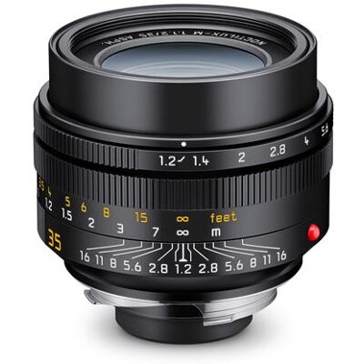 Objectif à Focale fixe Leica Noctilux-M 35 f/1,2 ASPH Noir anodisée pour Monture Leica M Noir anodisée - Publicité Objectif à Focale fixe Leica Noctilux-M 35 f/1,2 ASPH Noir anodisée pour Monture Leica M Noir anodisée - Publicité