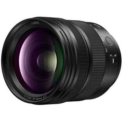 Panasonic Objectif zoom Lumix S 24-60 mm f/2.8-22 Noir pour Monture L Noir - Publicité Panasonic Objectif zoom Lumix S 24-60 mm f/2.8-22 Noir pour Monture L Noir - Publicité