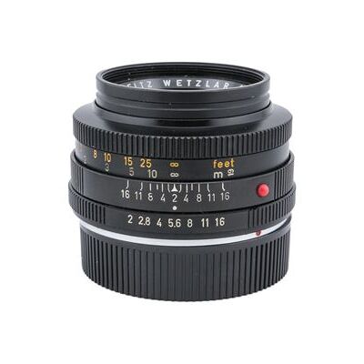Objectif à Focale fixe Leica 50 mm f2 Summicron-R Type I 2-Cam Noir Reconditionné Noir - Publicité Objectif à Focale fixe Leica 50 mm f2 Summicron-R Type I 2-Cam Noir Reconditionné Noir - Publicité