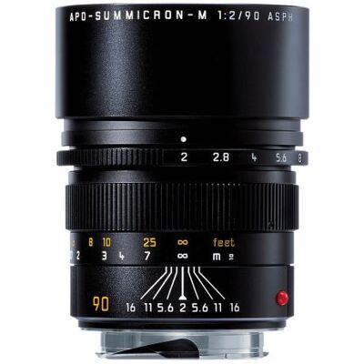 Objectif hybride Leica APO-Summicron-M 90 mm f/2 ASPH. Noir Noir - Publicité Objectif hybride Leica APO-Summicron-M 90 mm f/2 ASPH. Noir Noir - Publicité