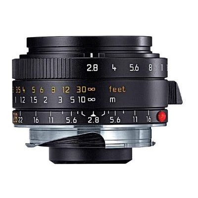 Objectif hybride Leica Elmarit-M 28 mm f/2.8 ASPH. Noir Noir - Publicité Objectif hybride Leica Elmarit-M 28 mm f/2.8 ASPH. Noir Noir - Publicité
