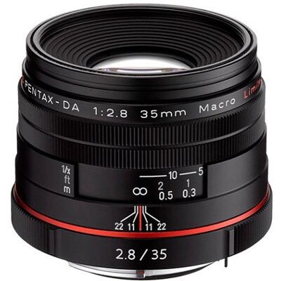 Objectif reflex Pentax HD 35 mm f/2.8 Macro AL Limited noir Noir - Publicité Objectif reflex Pentax HD 35 mm f/2.8 Macro AL Limited noir Noir - Publicité