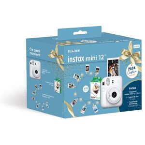 Pack Appareil photo instantané Fujifilm instax mini 12™ Blanc + Pack film instax™ mini 10 vues + Guirlande LED Blanc - Publicité Pack Appareil photo instantané Fujifilm instax mini 12™ Blanc + Pack film instax™ mini 10 vues + Guirlande LED Blanc - Publicité