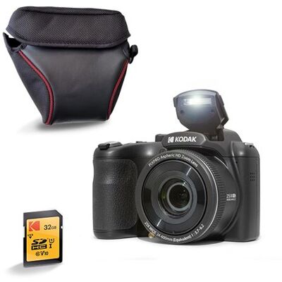 Non communiqué KODAK Pack Pixpro AZ255 + Carte Memoire SD 32Go + Etui - Appareil Photo Bridge Numerique 16MP, Zoom Optique 25X, Stabilisateur, Video Full HD 1080p, Grand angle 24 mm, Ecran LCD 3 '', Pile AA - Noir Negro - Publicité Non communiqué KODAK Pack Pixpro AZ255 + Carte Memoire SD 32Go + Etui - Appareil Photo Bridge Numerique 16MP, Zoom Optique 25X, Stabilisateur, Video Full HD 1080p, Grand angle 24 mm, Ecran LCD 3 '', Pile AA - Noir Negro - Publicité