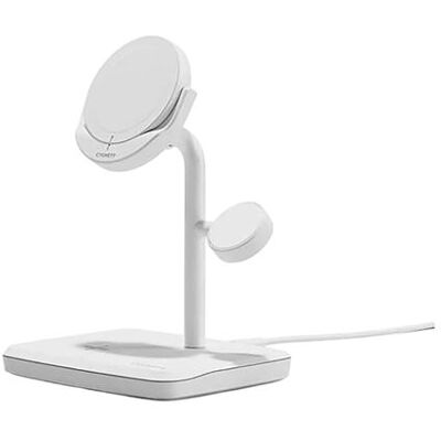 Non communiqué Chargeur Magnétique sans Fil à Induction Qi2.0 3 en 1 15W CYGNETT Blanc Blanc - Publicité Non communiqué Chargeur Magnétique sans Fil à Induction Qi2.0 3 en 1 15W CYGNETT Blanc Blanc - Publicité