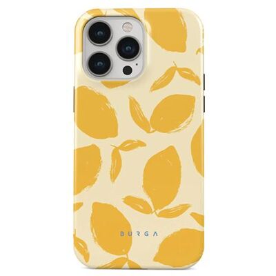 Coque Burga iPhone 14 Pro Lemon Tart - Résistante aux Chocs - Publicité Coque Burga iPhone 14 Pro Lemon Tart - Résistante aux Chocs - Publicité