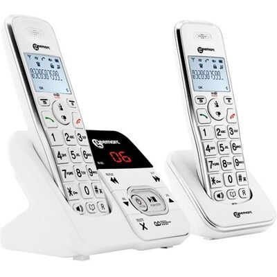 Téléphone fixe senior Geemarc AmpliDect 2951 - Téléphone Fixe - Publicité Téléphone fixe senior Geemarc AmpliDect 2951 - Téléphone Fixe - Publicité