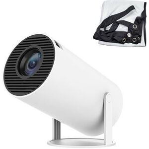 Non communiqué Mini Vidéoprojecteur Portable HY300 Pro WiFi 6 Bluetooth Android 11 Support 4K 150 ANSI Correction Auto Keystone Rotation 180° Cinéma Maison (720P Natif) - Publicité Non communiqué Mini Vidéoprojecteur Portable HY300 Pro WiFi 6 Bluetooth Android 11 Support 4K 150 ANSI Correction Auto Keystone Rotation 180° Cinéma Maison (720P Natif) - Publicité