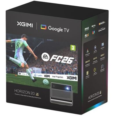 Pack Vidéoprojecteur Xgimi Edition spéciale Horizon 20 Max Grands Matchs Gris et Noir + Jeu EA SPORTS FC™ 26 offert - Publicité Pack Vidéoprojecteur Xgimi Edition spéciale Horizon 20 Max Grands Matchs Gris et Noir + Jeu EA SPORTS FC™ 26 offert - Publicité