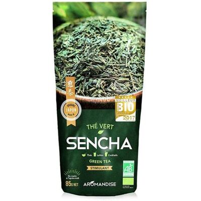 Thé Vert Bio Sencha Aromandise - Stimulant, 85g - Publicité Thé Vert Bio Sencha Aromandise - Stimulant, 85g - Publicité
