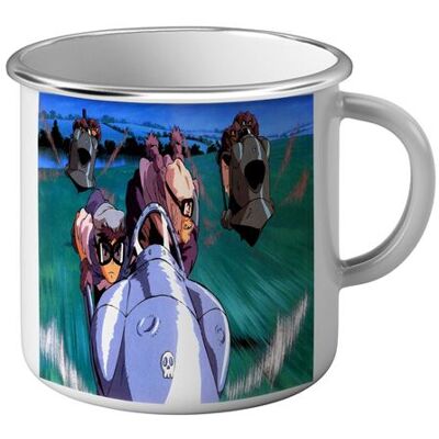 Non communiqué Fabulous Mug en métal émaille Le Château Dans le Ciel La Bande A Dora Blanc - Publicité Non communiqué Fabulous Mug en métal émaille Le Château Dans le Ciel La Bande A Dora Blanc - Publicité