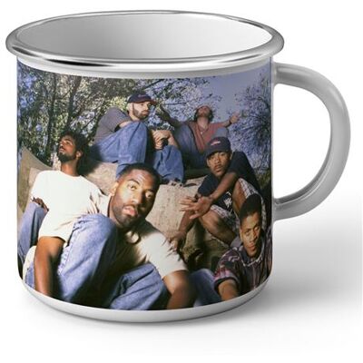 Non communiqué Fabulous Mug en métal émaille Jurassic 5 Hip Hop 90's Los Angeles Blanc - Publicité Non communiqué Fabulous Mug en métal émaille Jurassic 5 Hip Hop 90's Los Angeles Blanc - Publicité