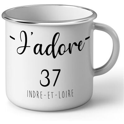 FABULOUS - J'Adore 37 - Indre Et Loire - Tours - Mug - Publicité FABULOUS - J'Adore 37 - Indre Et Loire - Tours - Mug - Publicité