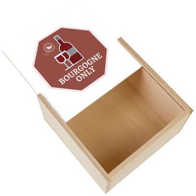 Non communiqué Boite Coffret en Bois - Fabulous - Bourgogne Only - Vin (11 x 11 x 3,5 cm) Multicolore - Publicité Non communiqué Boite Coffret en Bois - Fabulous - Bourgogne Only - Vin (11 x 11 x 3,5 cm) Multicolore - Publicité