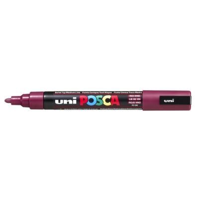 Uniball Marqueur Pte conique moyenne POSCA PC5M 1,8 - 2,5mm Lie de Vin - Publicité Uniball Marqueur Pte conique moyenne POSCA PC5M 1,8 - 2,5mm Lie de Vin - Publicité